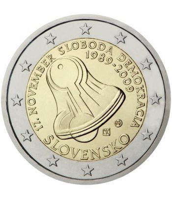 moneda conmemorativa 2 euros Eslovaquia 2009.