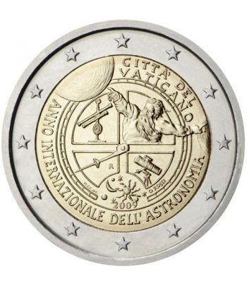 moneda conmemorativa 2 euros Vaticano 2009. Estuche Oficial.
