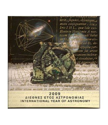 Cartera oficial euroset Grecia 2009 + 10€ Astronomia