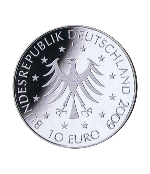 moneda Alemania 10 Euros 2009 J. Marion Gräfin.  - 2