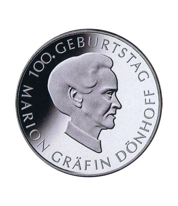 moneda Alemania 10 Euros 2009 J. Marion Gräfin.  - 4