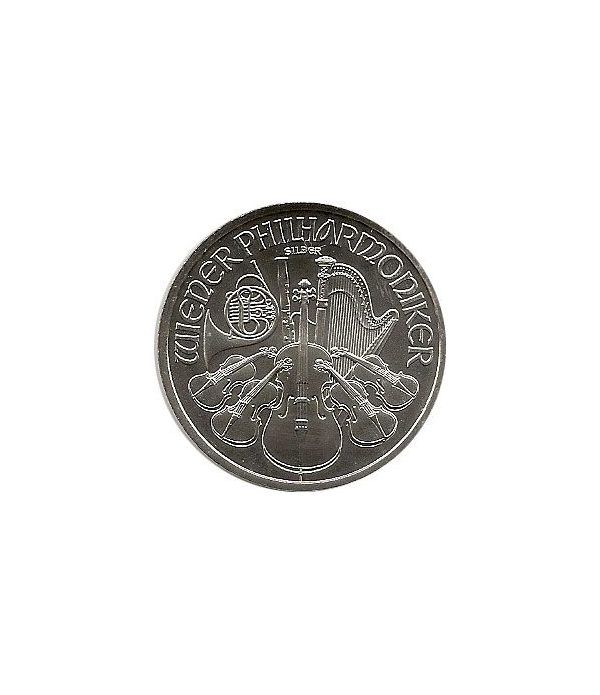 Moneda onza de plata 1,5 euros Austria Filarmonica 2010  - 2