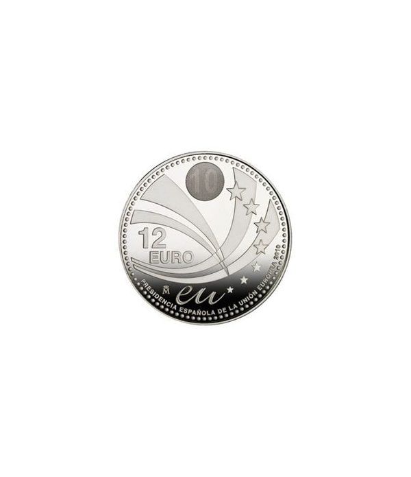 Moneda conmemorativa 12 euros 2010.
