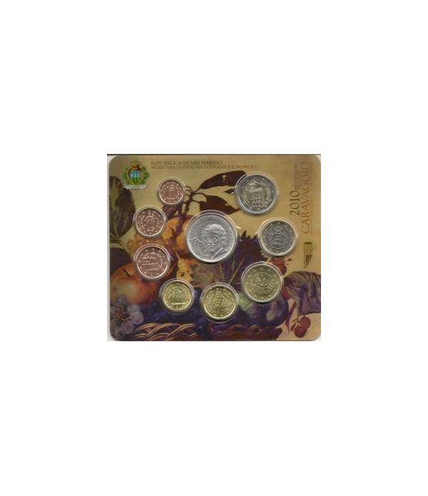 Cartera oficial euroset San Marino 2010 + 5€ (plata)  - 4