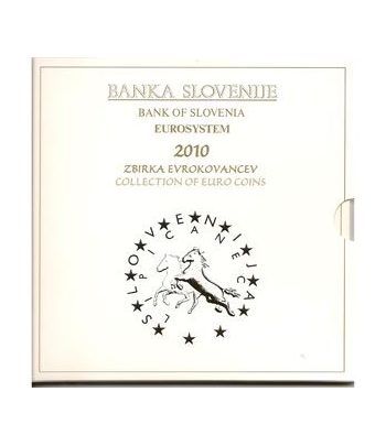 Cartera oficial euroset Eslovenia 2010 (incluye 2 y 3 euros)  - 1