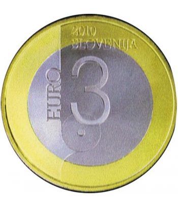 moneda Eslovenia 3 Euros 2010