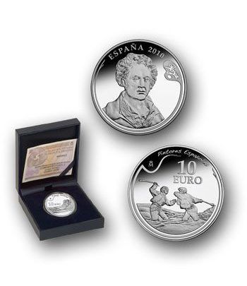 Moneda 2010 Goya "Duelo a garrotazos" 10 euros. Plata.