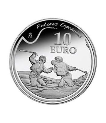 Moneda 2010 Goya "Duelo a garrotazos" 10 euros. Plata.