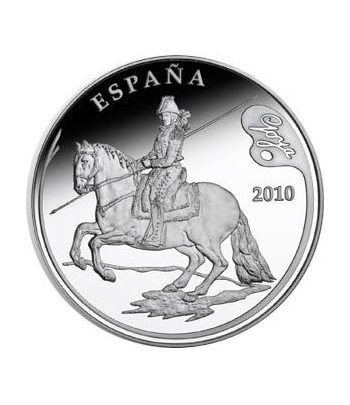 Moneda 2010 Goya "Un garrochista" 50 euros. Plata.