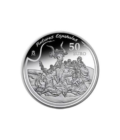 Moneda 2010 Goya "Un garrochista" 50 euros. Plata.