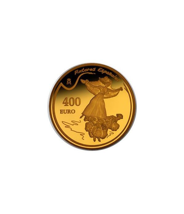 Moneda 2010 Goya "Volaverunt" 400 euros. Oro.