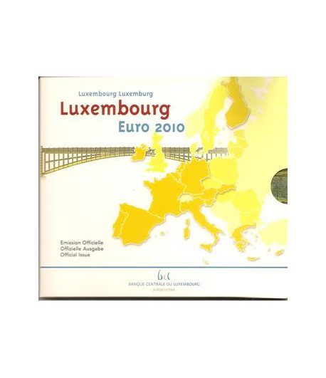 Cartera oficial euroset Luxemburgo 2010 (incluye 2€ conmemorat.)