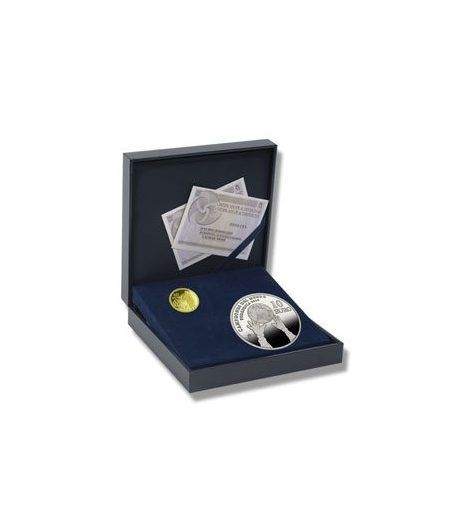 Monedas 2010 Campeones Mundo Sudafrica 2010. Estuche plata-oro