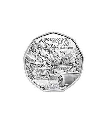 moneda Austria 5 Euros 2010 (nueve esquinas) Carrera Alpina.