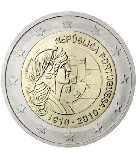 moneda conmemorativa 2 euros Portugal 2010.