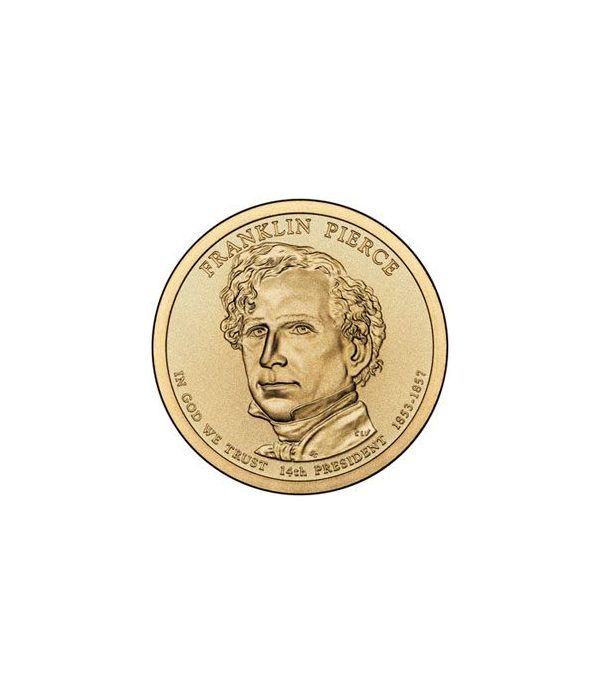 E.E.U.U. 1$ (2010) 14º Presidencial Franklin Pierce. Ceca D  - 2