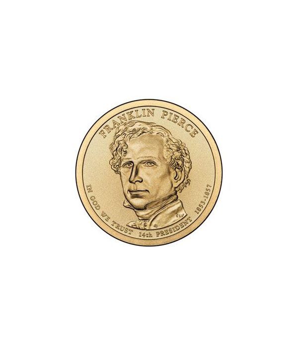 E.E.U.U. 1$ (2010) 14º Presidencial Franklin Pierce. Ceca D