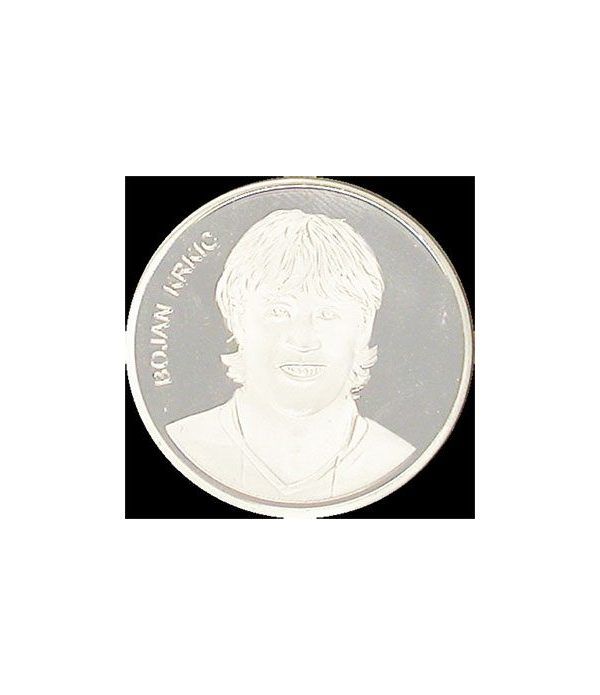 Medalla F.C. Barcelona (Bojan Krkic) niquel.  - 1
