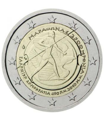 moneda conmemorativa 2 euros Grecia 2010.