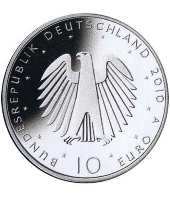 moneda Alemania 10 Euros 2010 A. Unificación alemana.