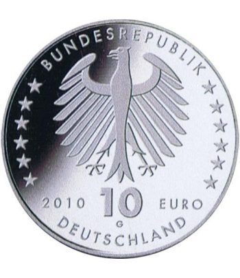 moneda Alemania 10 Euros 2010 G. Konrad Zuse.