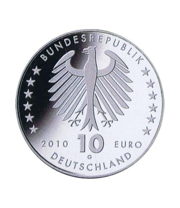 moneda Alemania 10 Euros 2010 G. Konrad Zuse.  - 2