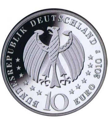 moneda Alemania 10 Euros 2010 F. Porcelana.