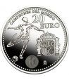 Moneda conmemorativa 20 euros 2010. Campeones Mundo. Plata.