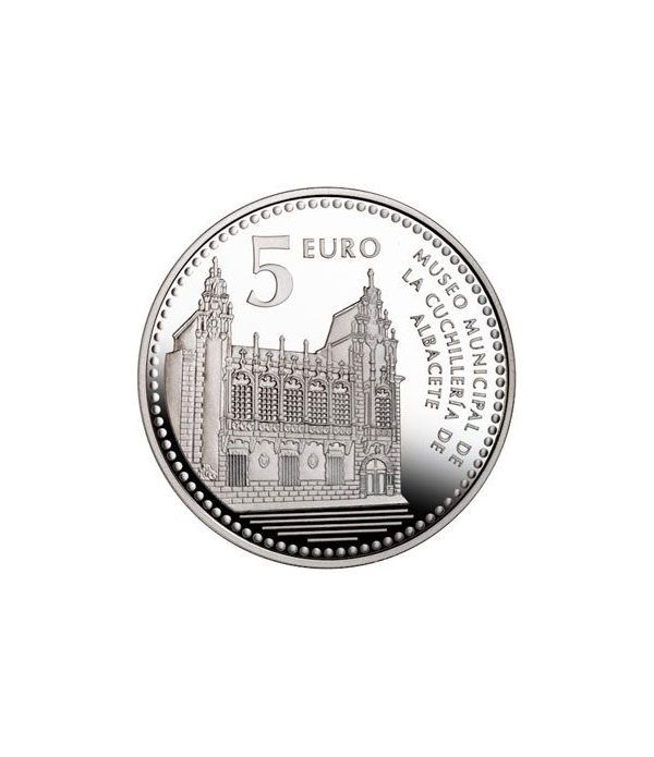 Moneda 2010 Capitales de provincia. Albacete. 5 euros. Plata  - 2