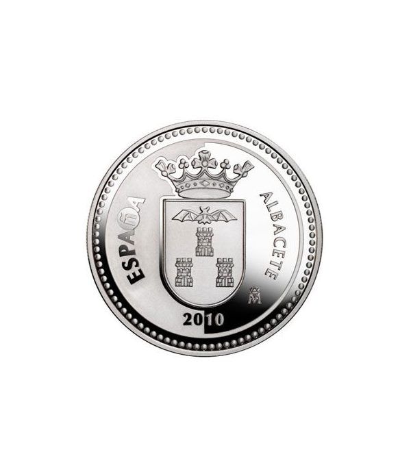 Moneda 2010 Capitales de provincia. Albacete. 5 euros. Plata  - 4