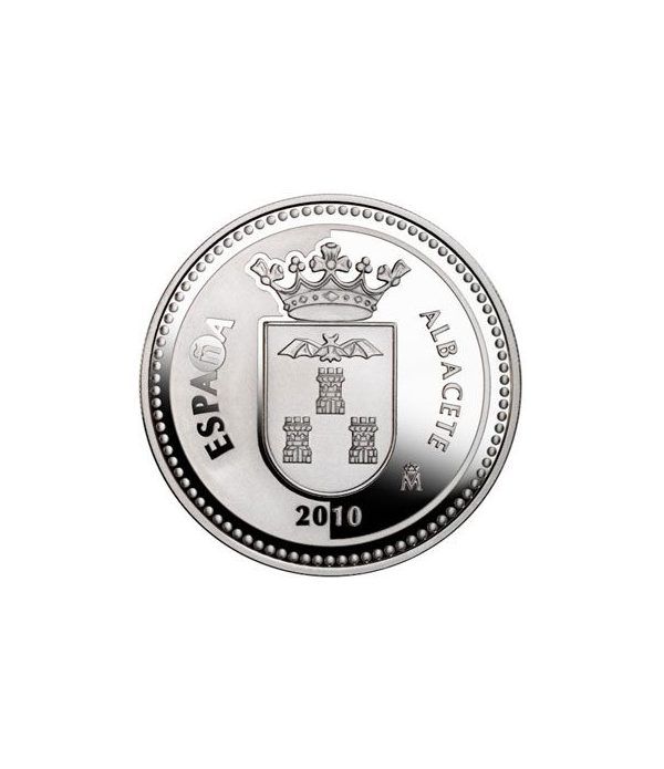 Moneda 2010 Capitales de provincia. Albacete. 5 euros. Plata