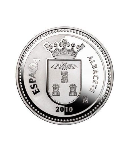 Moneda 2010 Capitales de provincia. Albacete. 5 euros. Plata