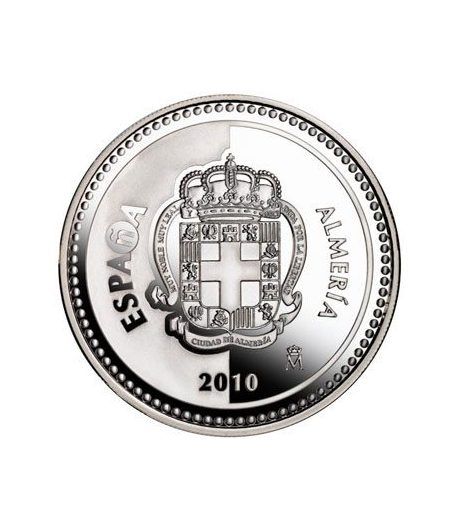 Moneda 2010 Capitales de provincia. Almeria. 5 euros. Plata