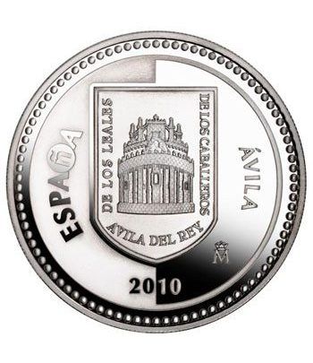 Moneda 2010 Capitales de provincia. Avila. 5 euros. Plata