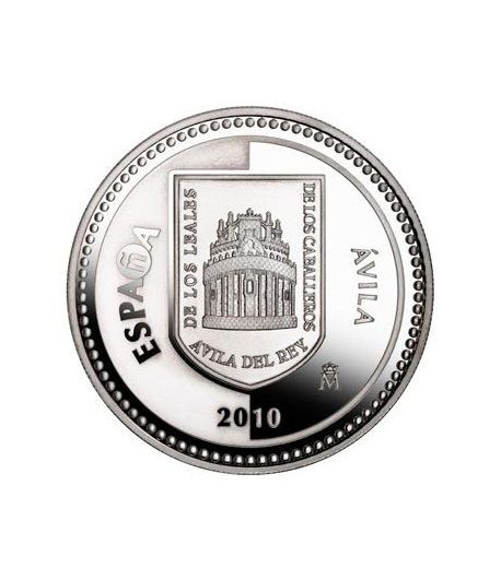 Moneda 2010 Capitales de provincia. Avila. 5 euros. Plata