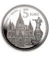 Moneda 2010 Capitales de provincia. Barcelona. 5 euros. Plata