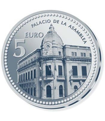 Moneda 2010 Capitales de provincia. Ceuta. 5 euros. Plata