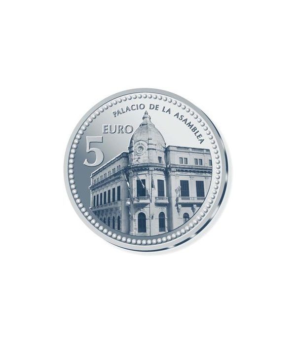 Moneda 2010 Capitales de provincia. Ceuta. 5 euros. Plata  - 2