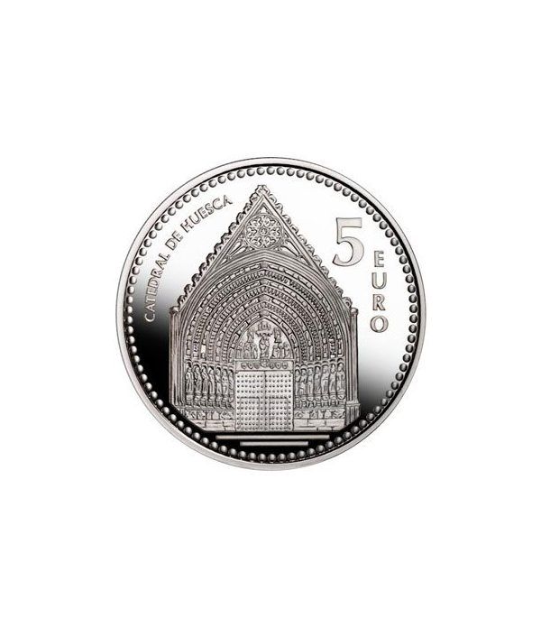 Moneda 2010 Capitales de provincia. Huesca. 5 euros. Plata  - 2