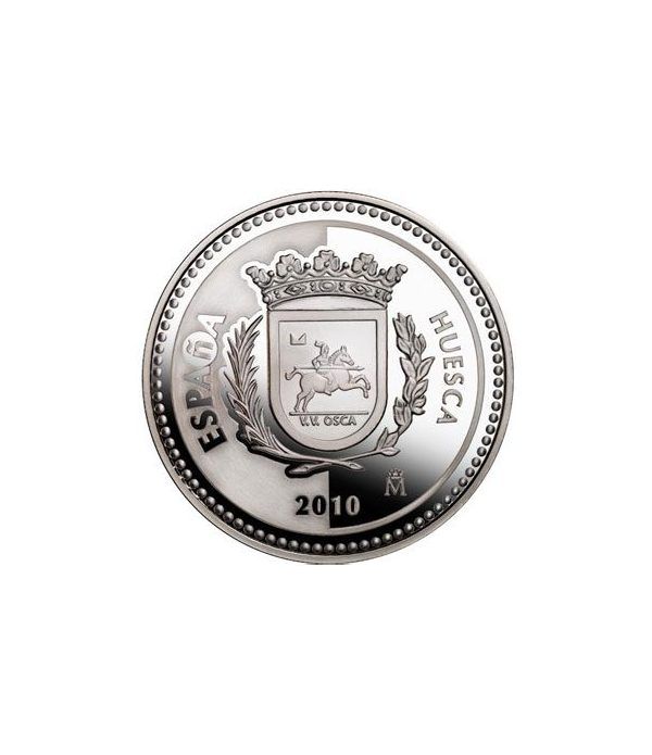 Moneda 2010 Capitales de provincia. Huesca. 5 euros. Plata