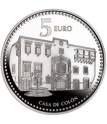 Moneda 2010 Capitales de provincia. Las Palmas. 5 euros. Plata