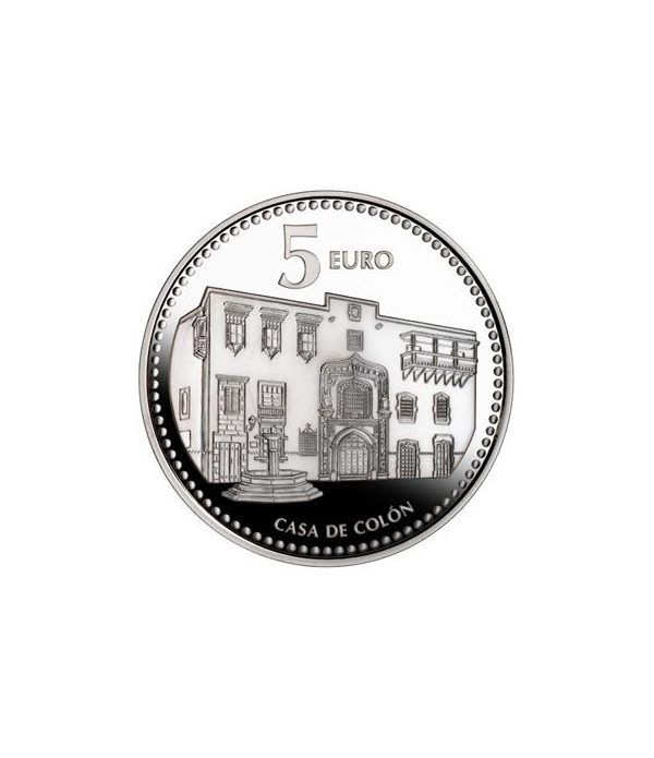 Moneda 2010 Capitales de provincia. Las Palmas. 5 euros. Plata  - 2
