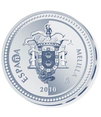 Moneda 2010 Capitales de provincia. Melilla. 5 euros. Plata