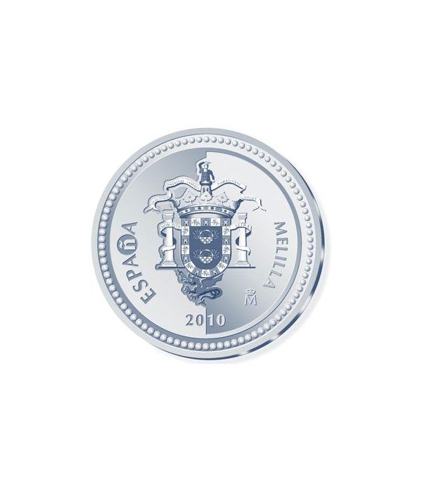 Moneda 2010 Capitales de provincia. Melilla. 5 euros. Plata