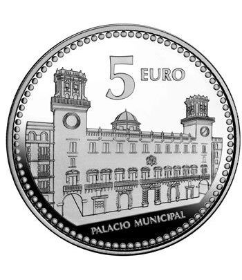 Moneda 2010 Capitales de provincia. Alicante. 5 euros. Plata