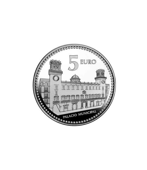 Moneda 2010 Capitales de provincia. Alicante. 5 euros. Plata  - 2