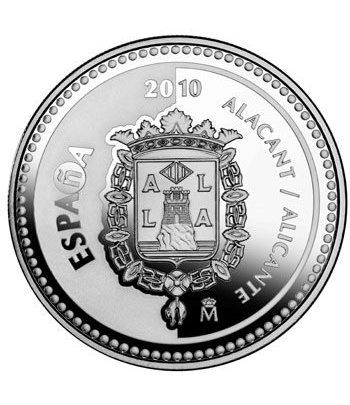 Moneda 2010 Capitales de provincia. Alicante. 5 euros. Plata