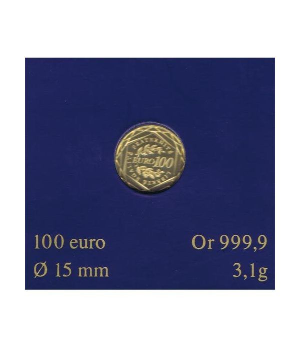 Francia 100 euros de oro año 2009