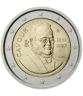 moneda conmemorativa 2 euros Italia 2010.