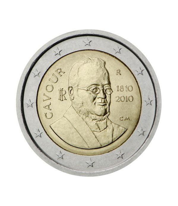 moneda conmemorativa 2 euros Italia 2010.